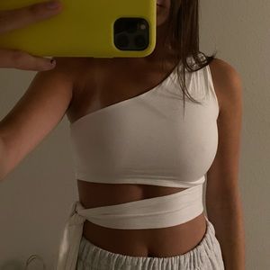 Wrap Around One Shoulder Tank